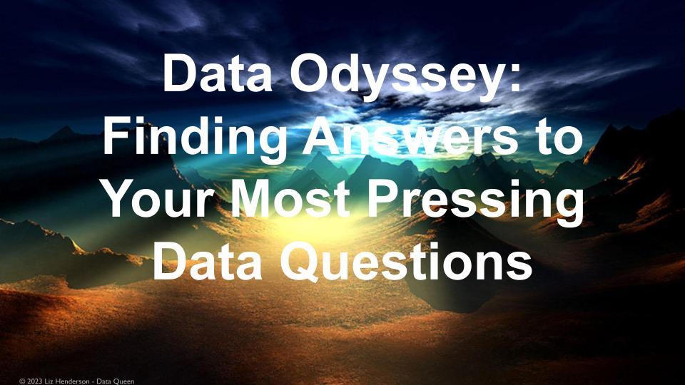 Data Odyssey: Finding Answers to Your Most Pressing Data Questions 